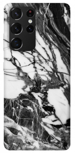 Чохол itsPrint Calacatta black marble для Samsung Galaxy S21 Ultra