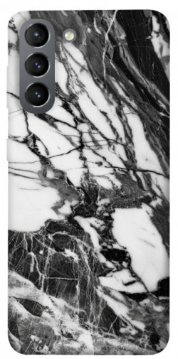 Чохол itsPrint Calacatta black marble для Samsung Galaxy S21