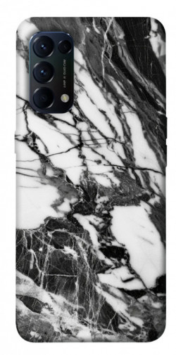 Чохол itsPrint Calacatta black marble для Oppo Reno 5 4G