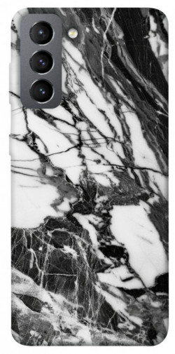 Чехол itsPrint Calacatta black marble для Samsung Galaxy S21 FE