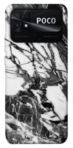 Чохол itsPrint Calacatta black marble для Xiaomi Poco C40