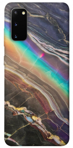 Чехол itsPrint Радужный мрамор для Samsung Galaxy S20