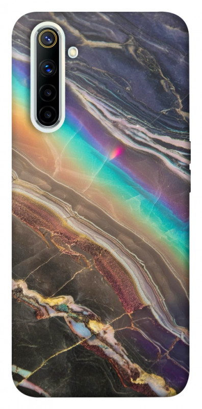 Чехол itsPrint Радужный мрамор для Realme 6, мрамор, купить оптом с доставкой