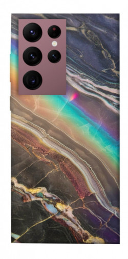 Чохол itsPrint Райдужний мармур для Samsung Galaxy S22 Ultra