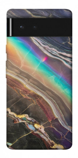 Чехол itsPrint Радужный мрамор для Google Pixel 6