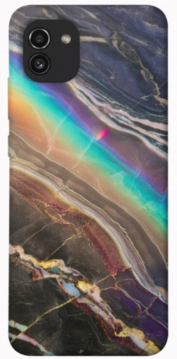 Чехол itsPrint Радужный мрамор для Samsung Galaxy A03