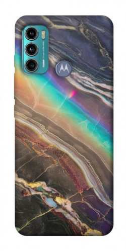 Чехол itsPrint Радужный мрамор для Motorola Moto G60