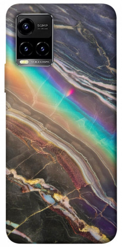 Чехол itsPrint Радужный мрамор для Vivo Y21 / Y33s
