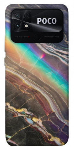 Чехол itsPrint Радужный мрамор для Xiaomi Poco C40