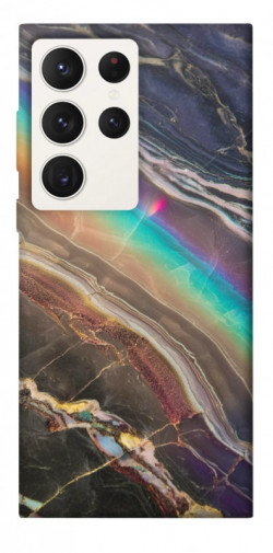 Чехол itsPrint Радужный мрамор для Samsung Galaxy S23 Ultra