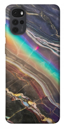 Чехол itsPrint Радужный мрамор для Motorola Moto G22
