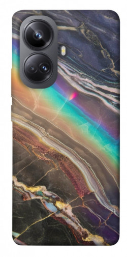 Чехол itsPrint Радужный мрамор для Realme 10 Pro+