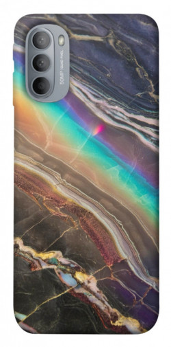 Чехол itsPrint Радужный мрамор для Motorola Moto G31