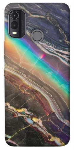 Чехол itsPrint Радужный мрамор для Nokia G11 Plus