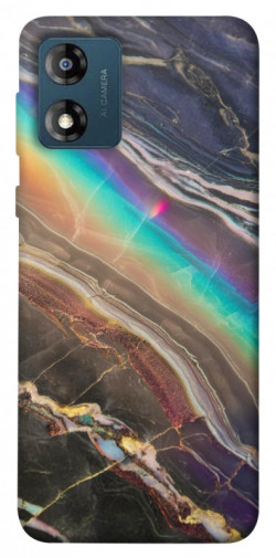 Чехол itsPrint Радужный мрамор для Motorola Moto E13