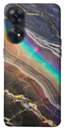 Чехол itsPrint Радужный мрамор для Oppo Reno 8 T 4G