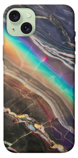 Чехол itsPrint Радужный мрамор для Apple iPhone 15 Plus (6.7")