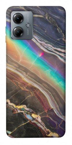 Чехол itsPrint Радужный мрамор для Motorola Moto G14