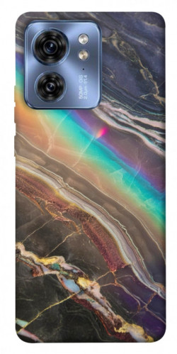 Чехол itsPrint Радужный мрамор для Motorola Edge 40