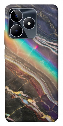 Чехол itsPrint Радужный мрамор для Realme C53