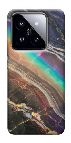 Чехол itsPrint Радужный мрамор для Xiaomi 14 Pro