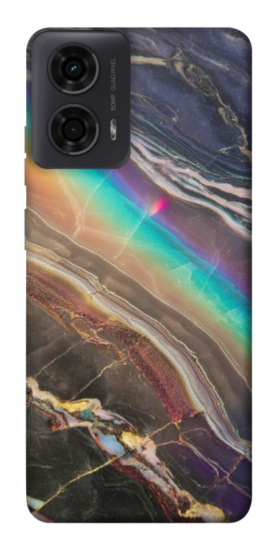Чехол itsPrint Радужный мрамор для Motorola Moto G24, мрамор, купить оптом с доставкой