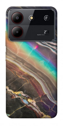 Чехол itsPrint Радужный мрамор для ZTE Blade A54 4G