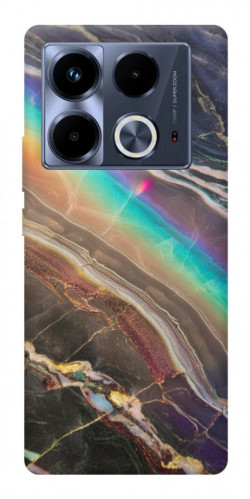 Чехол itsPrint Радужный мрамор для Infinix Note 40 4G