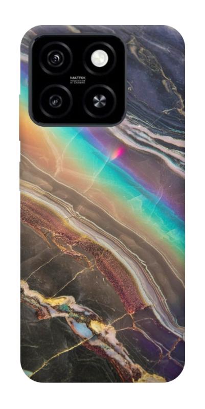 Чехол itsPrint Радужный мрамор для ZTE Blade A55 4G, мрамор, купить оптом с доставкой
