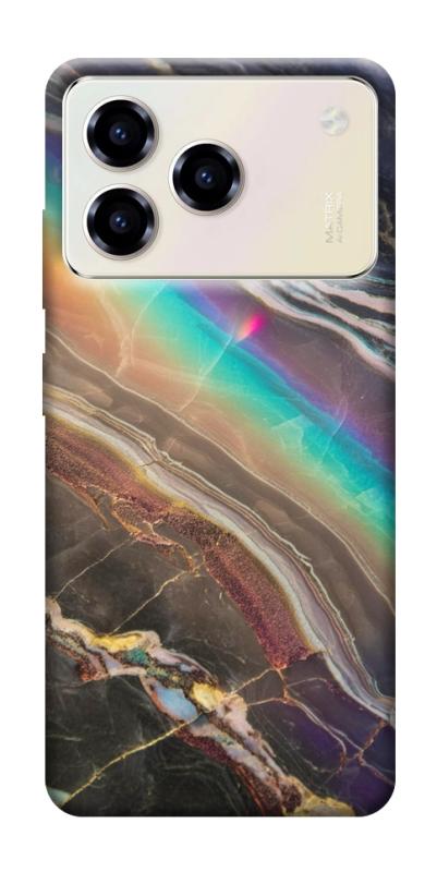 Чехол itsPrint Радужный мрамор для ZTE Blade A76, мрамор, купить оптом с доставкой