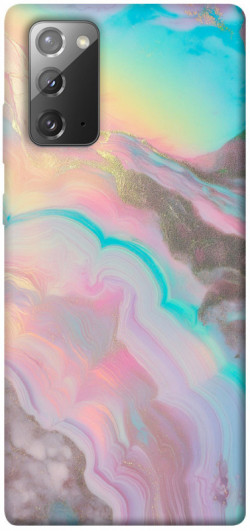 Чехол itsPrint Aurora marble для Samsung Galaxy Note 20