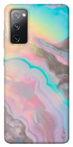 Чехол itsPrint Aurora marble для Samsung Galaxy S20 FE