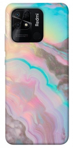 Чехол itsPrint Aurora marble для Xiaomi Redmi 10C
