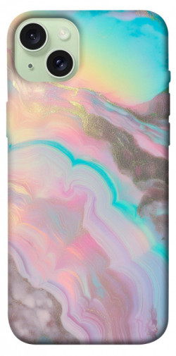 Чехол itsPrint Aurora marble для Apple iPhone 15 Plus (6.7")