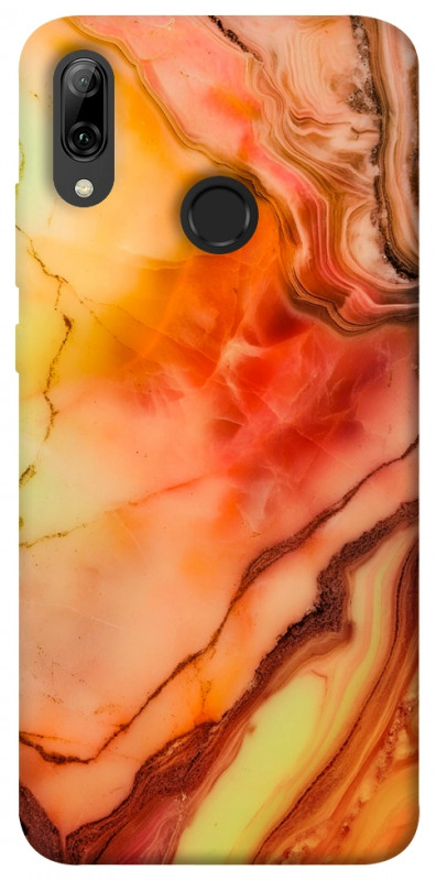 Чехол itsPrint Красный коралл мрамор для Huawei P Smart (2019), мрамор, купить оптом с доставкой