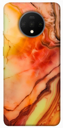 Чехол itsPrint Красный коралл мрамор для OnePlus 7T