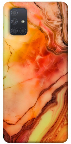 Чехол itsPrint Красный коралл мрамор для Samsung Galaxy A71