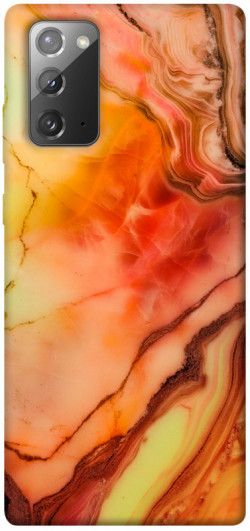 Чехол itsPrint Красный коралл мрамор для Samsung Galaxy Note 20