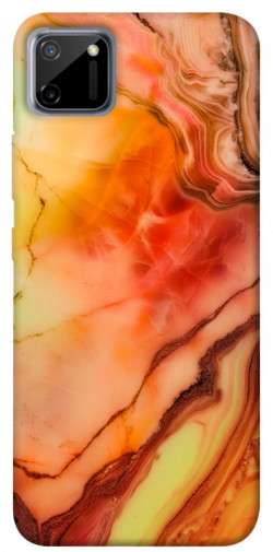 Чехол itsPrint Красный коралл мрамор для Realme C11