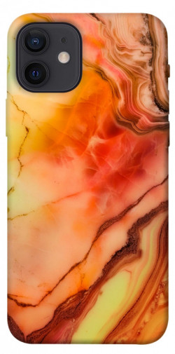 Чехол itsPrint Красный коралл мрамор для Apple iPhone 12 Pro (6.1")