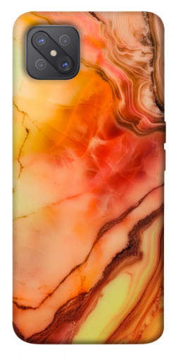 Чехол itsPrint Красный коралл мрамор для Oppo A92s