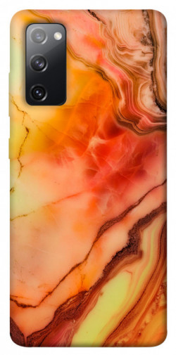 Чехол itsPrint Красный коралл мрамор для Samsung Galaxy S20 FE