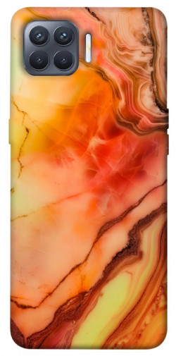 Чехол itsPrint Красный коралл мрамор для Oppo Reno 4 Lite