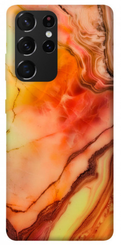 Чохол itsPrint Червоний корал мармур для Samsung Galaxy S21 Ultra