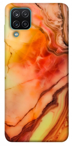Чехол itsPrint Красный коралл мрамор для Samsung Galaxy A12