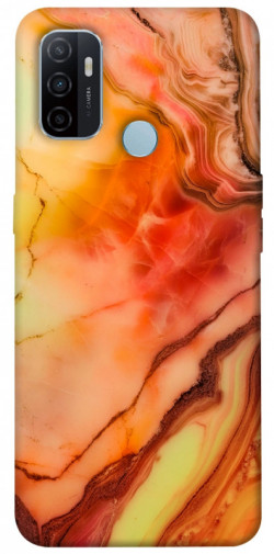 Чехол itsPrint Красный коралл мрамор для Oppo A53 / A32 / A33