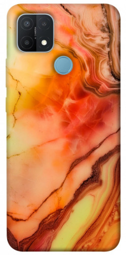 Чехол itsPrint Красный коралл мрамор для Oppo A15s / A15