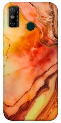 Чохол itsPrint Червоний корал мармур для TECNO Spark 6 Go