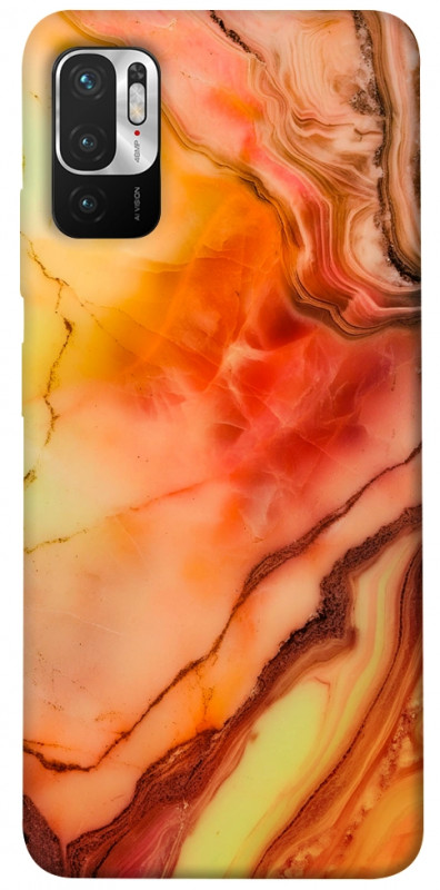 Чехол itsPrint Красный коралл мрамор для Xiaomi Redmi Note 10 5G, мрамор, купить оптом с доставкой