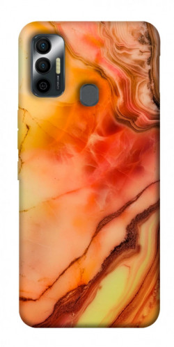 Чехол itsPrint Красный коралл мрамор для TECNO Spark 7